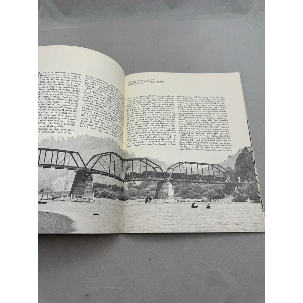 Signed Trains to Russia River Fred Stindt Railroad Book Northwestern Pacific